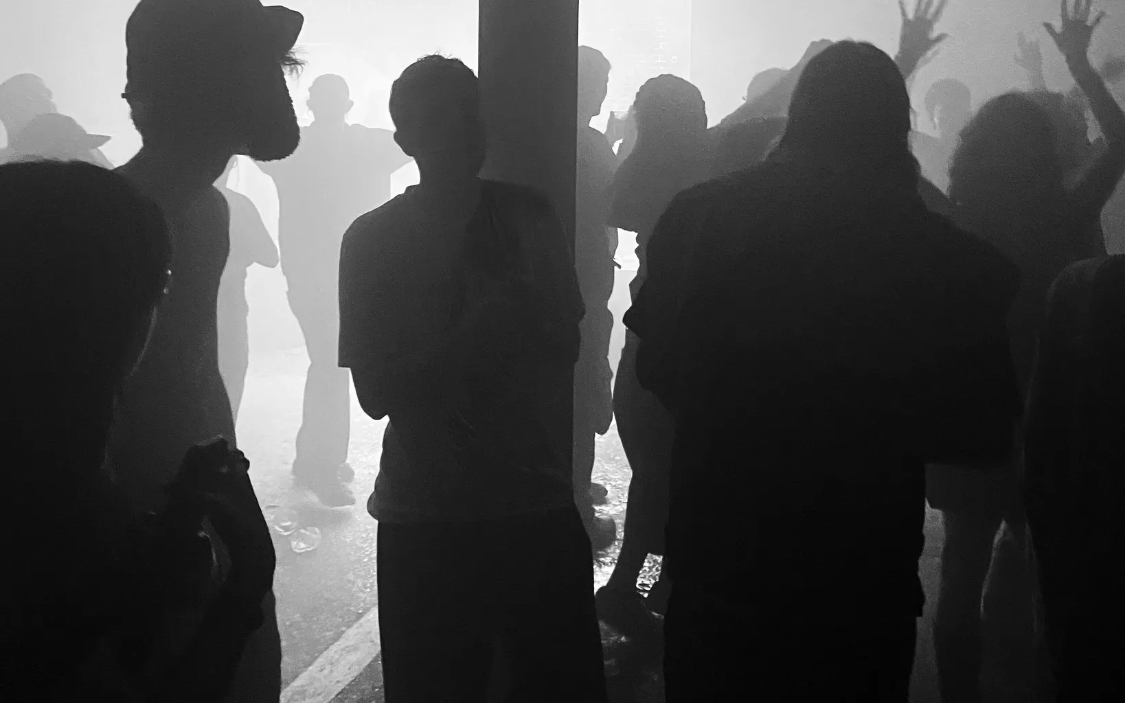 Several people in a club setting