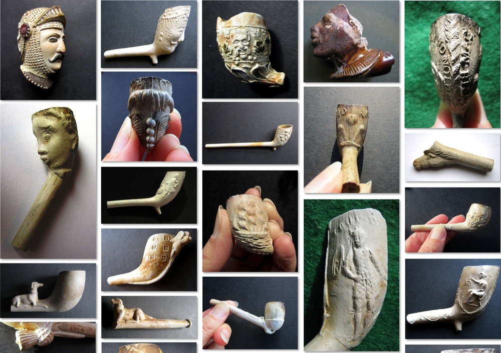 Mudlarking clay tobacco pipes on the Thames foreshore