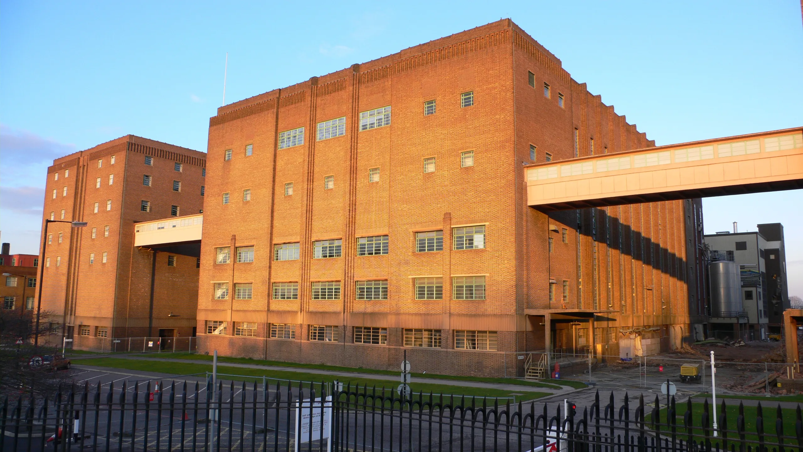 The Guinness brewery in Park Royal during its demolition in 2005