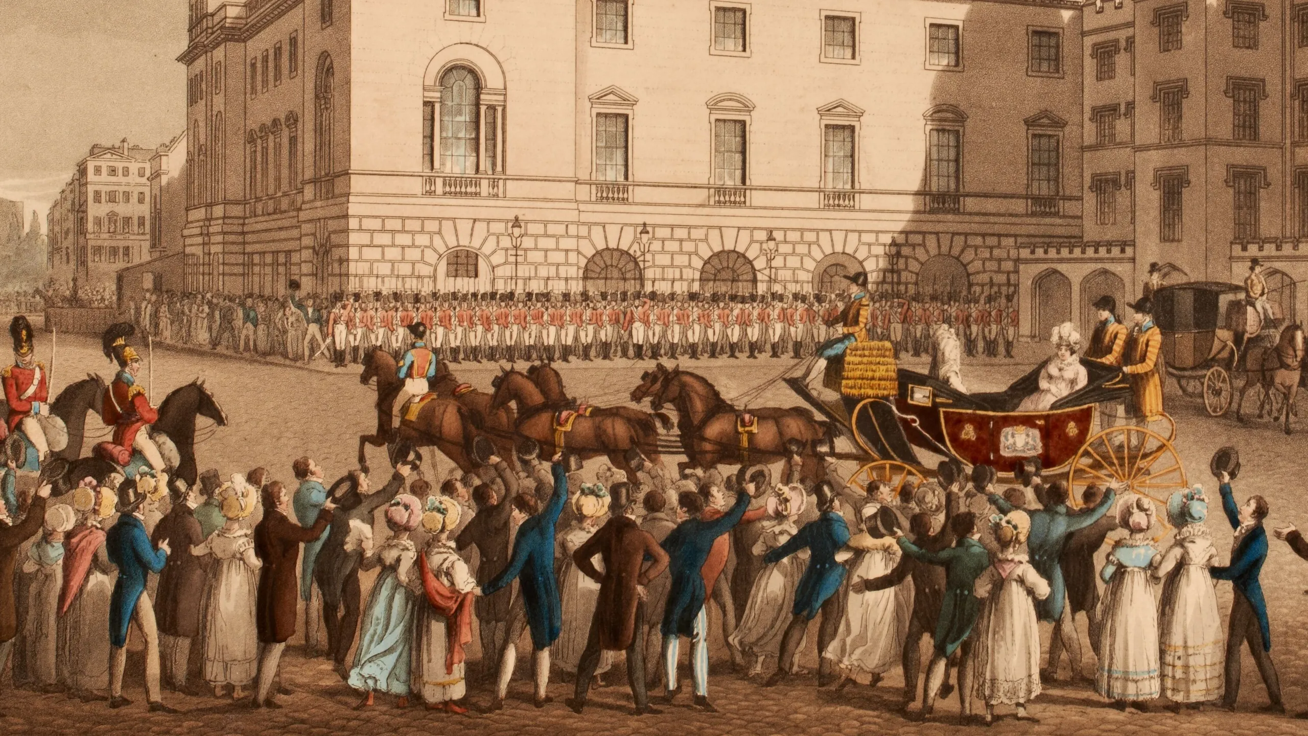 The Queen Returning from the House of Lords CROP