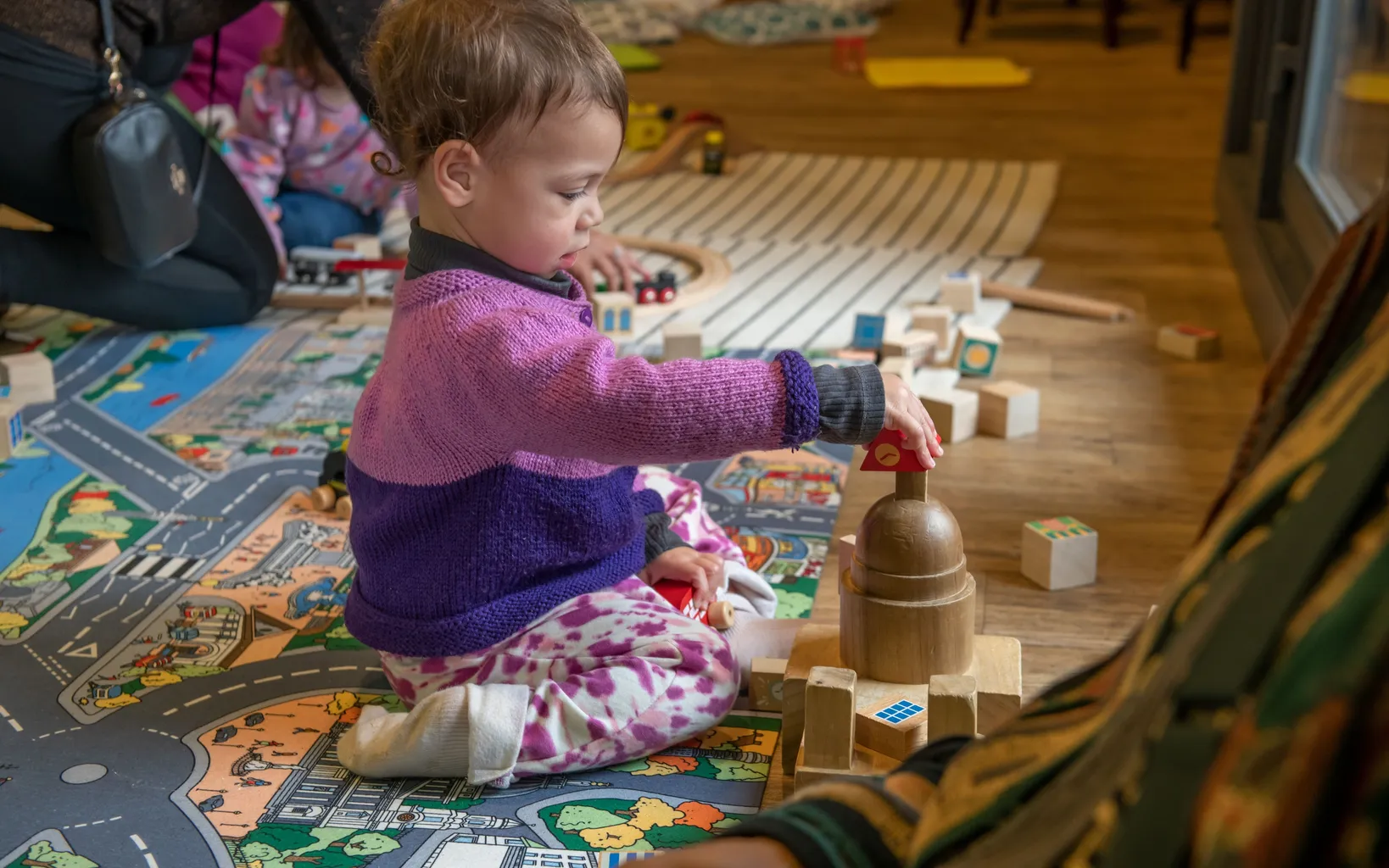 Families participating in activities at Museum of london Docklands for February Half term 14th February 2024